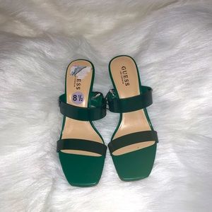 Comfortable Green Guess women’s heels size 8.5